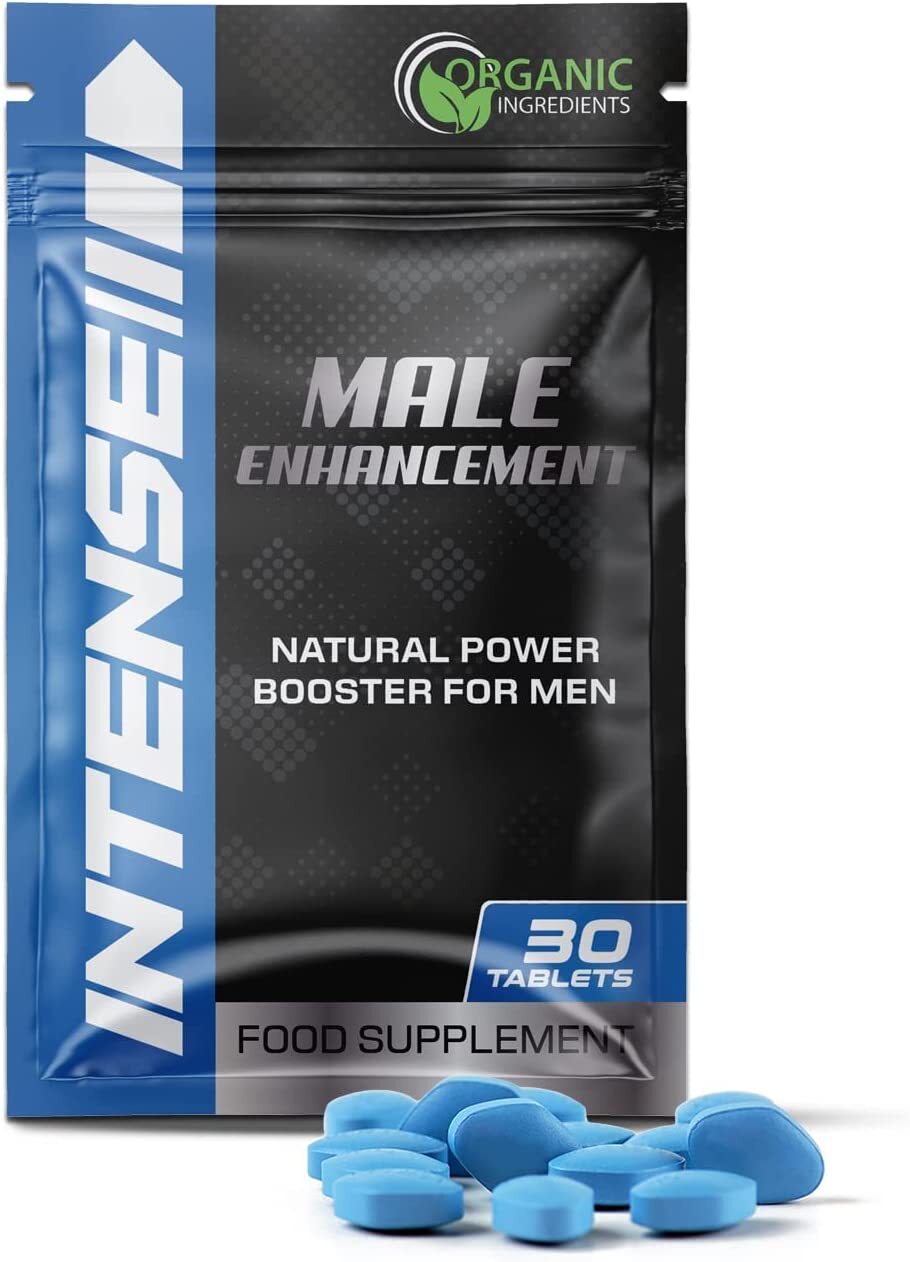 Intense Blue 30 Tablets - Herbal Supplement for Men - Strong Effect - Performance & Enhancement Tablets