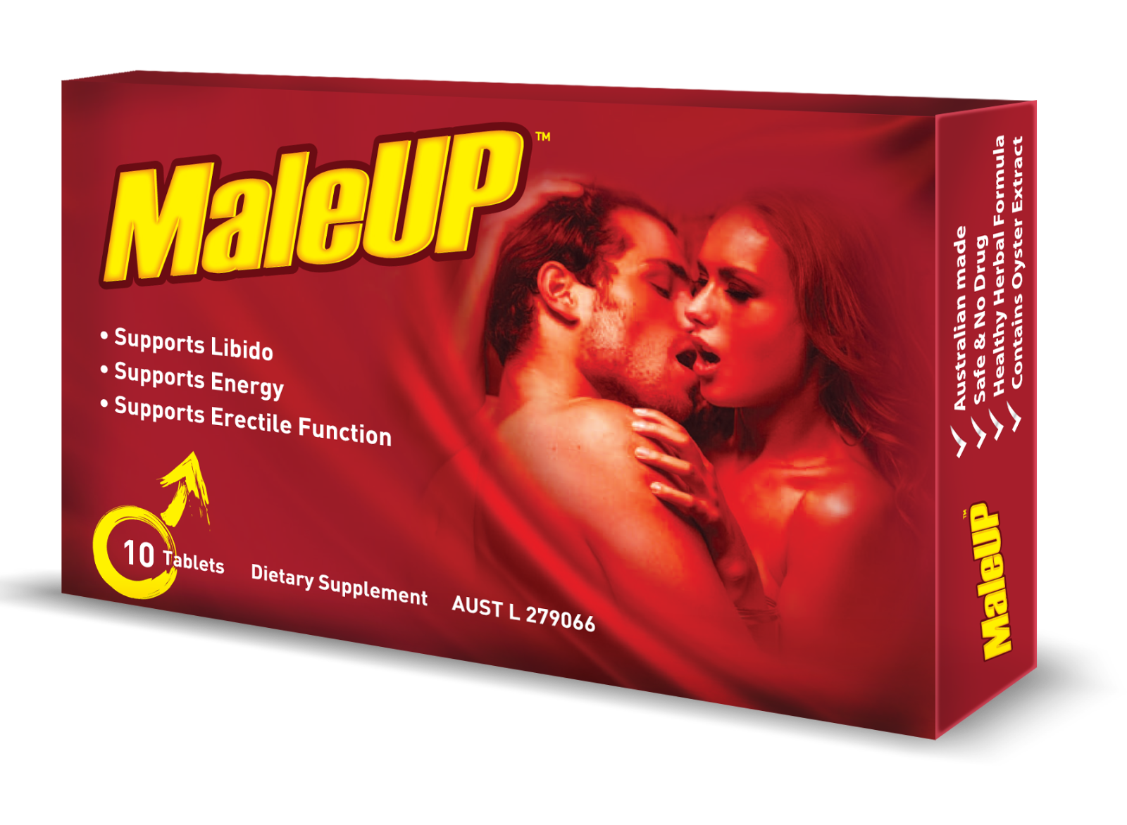 Glimlife Male Up (10 Tablets) - Sexual Capsule - Boost Energy & Vitality