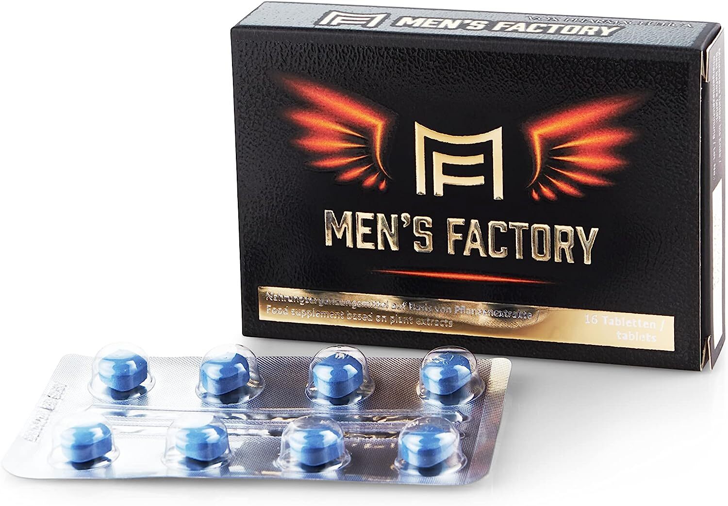 30 high-dose tablets. Herbal ingredients. Created to achieve results faster. No unwanted additives. For better results. (Intensive pump flav. i)