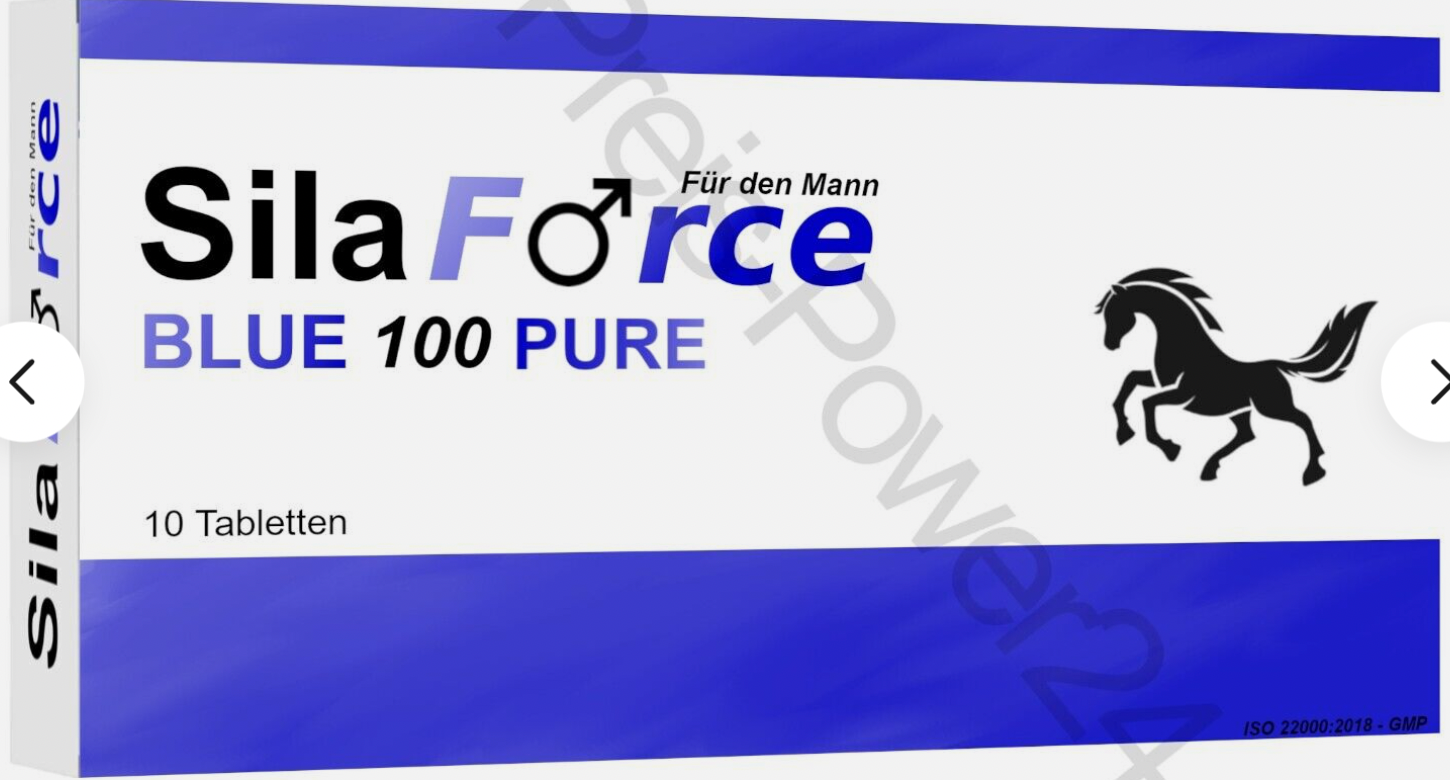 ⭐⭐⭐⭐⭐ SILAFORCE - FOR MEN ~ 10 TABLETS - BLUE HERBAL 100 B ⭐⭐⭐⭐⭐