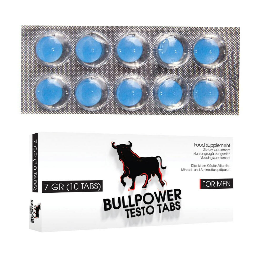 10x Blue Pills â for adult men đ„ natural "P26