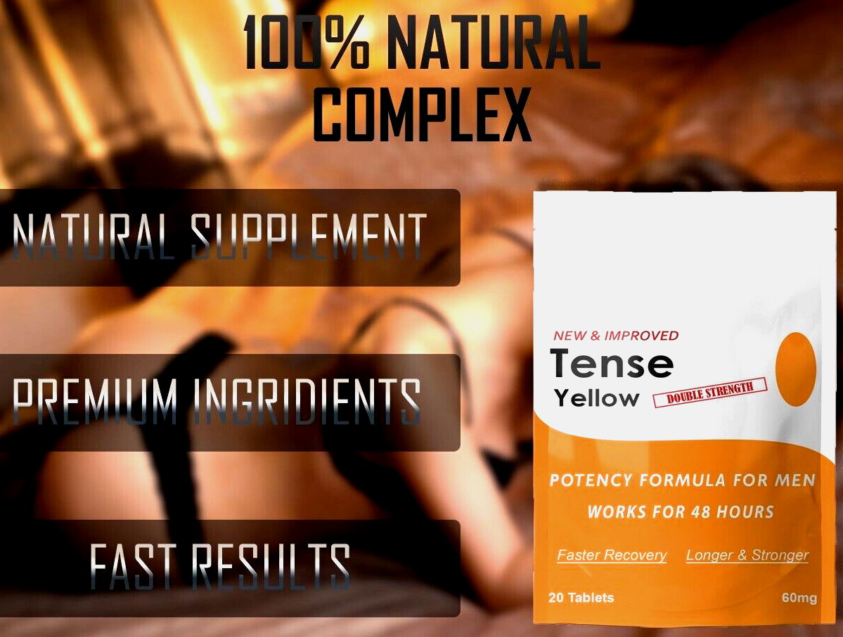 20Pc x 100MG Tense Male Sex Tablets Libido Enhancement Strong Supplement For Men⭐️⭐️⭐️⭐⭐