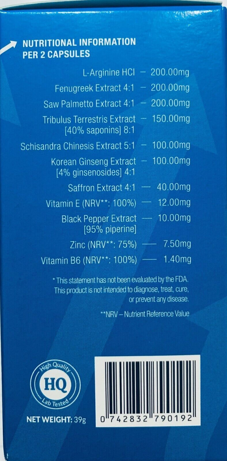 Member XXL Male Enlarger Longer Wider Bigger Enhancement 60 caps Xtrasiz
