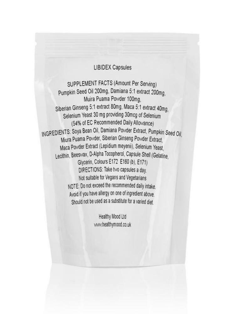 Libidex 10 Herbs For Adults Sex Vitamins Capsules Pills Supplements