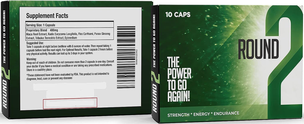 Round 2 - All Natural Energy, Strength & Endurance (10 Caps)