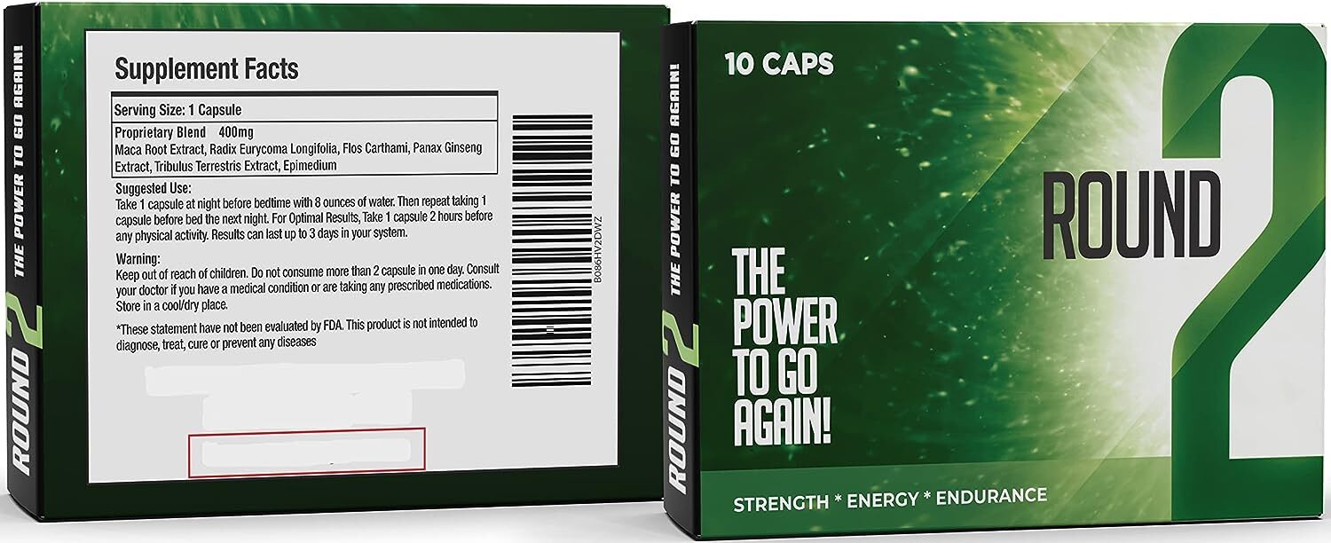 Round 2 - All Natural Energy, Strength & Endurance (10 Caps)