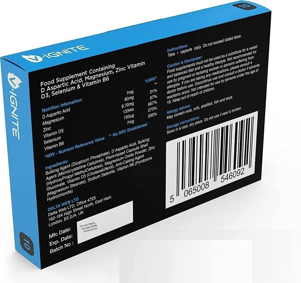100 x 100mg V IGNITE BLUE Tablets - Delta Web Ltd