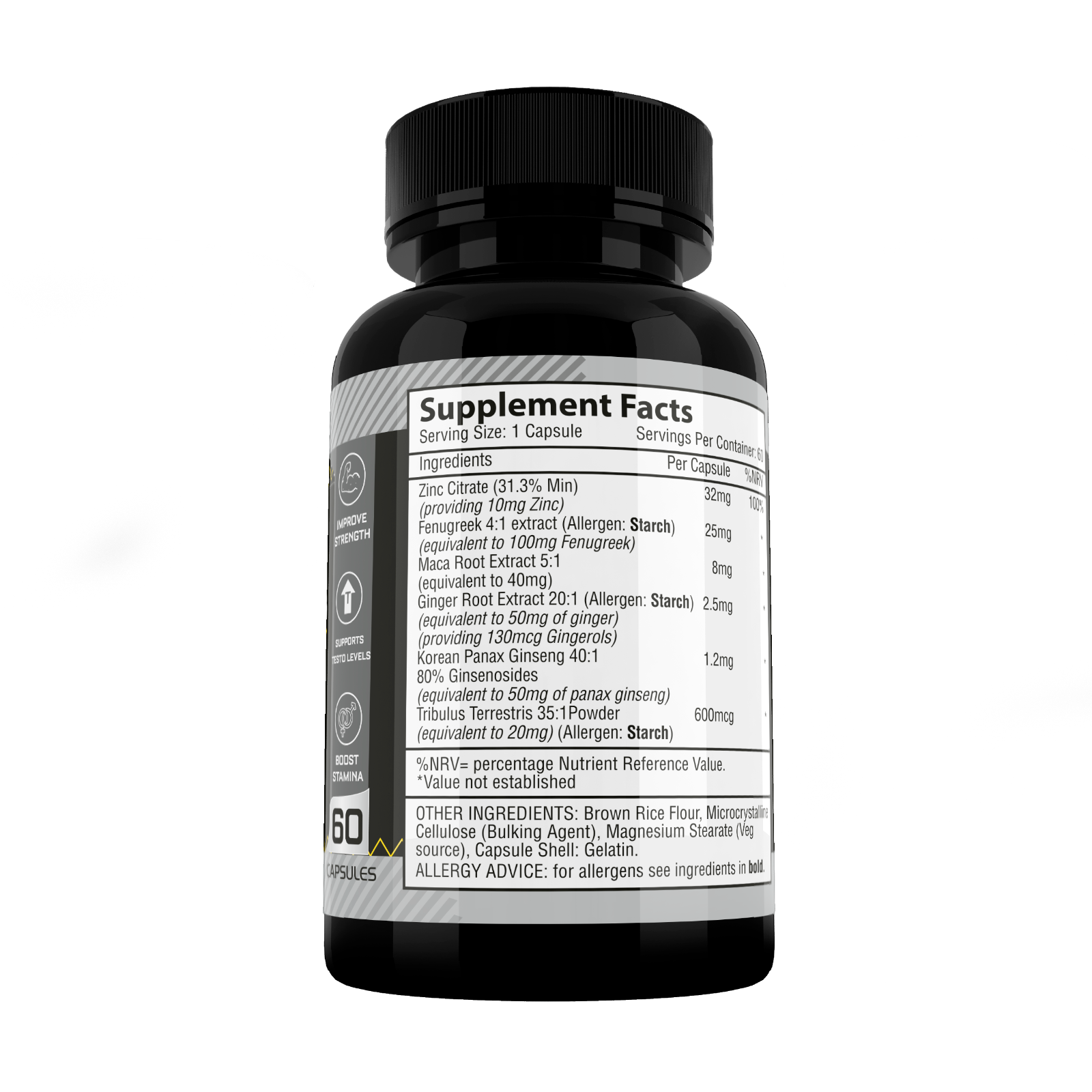 Maasalong Advanced Male Enhancement Made For Men - ( 60 caps) - 1 Month Supply
