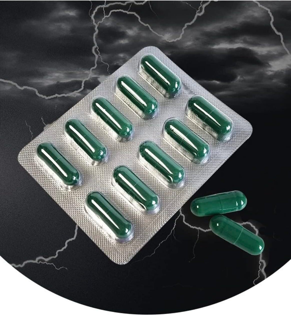 Ultra Strong Vibrant Green - Complex Herbal Supplement for Men - Performance, Energy, Stamina & Endurance