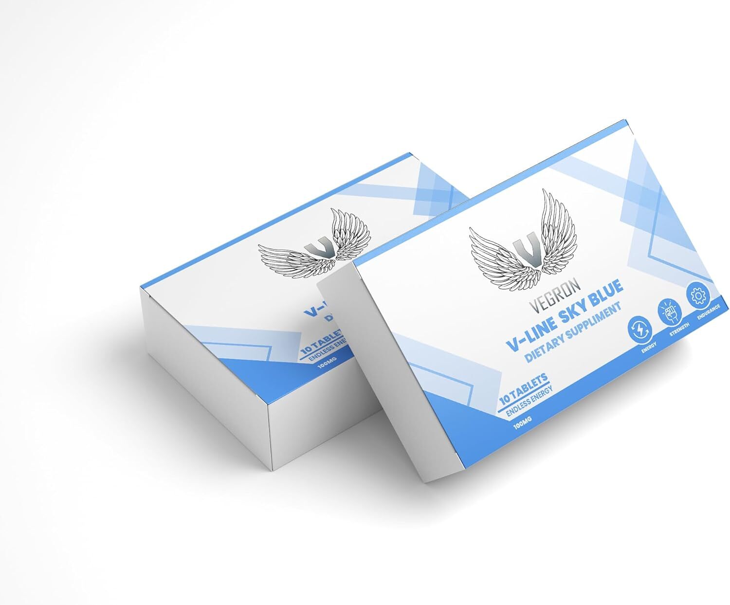 V-Line Sky Blue 10 Tablets. Premium Male Enhancement Support - Boosts Energy, Performance, and Stamina for Men - Safe, Effective, and All-Natural Pills