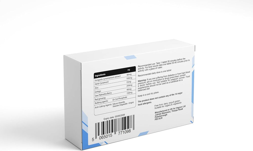 V-Line Sky Blue 10 Tablets. Premium Male Enhancement Support - Boosts Energy, Performance, and Stamina for Men - Safe, Effective, and All-Natural Pills