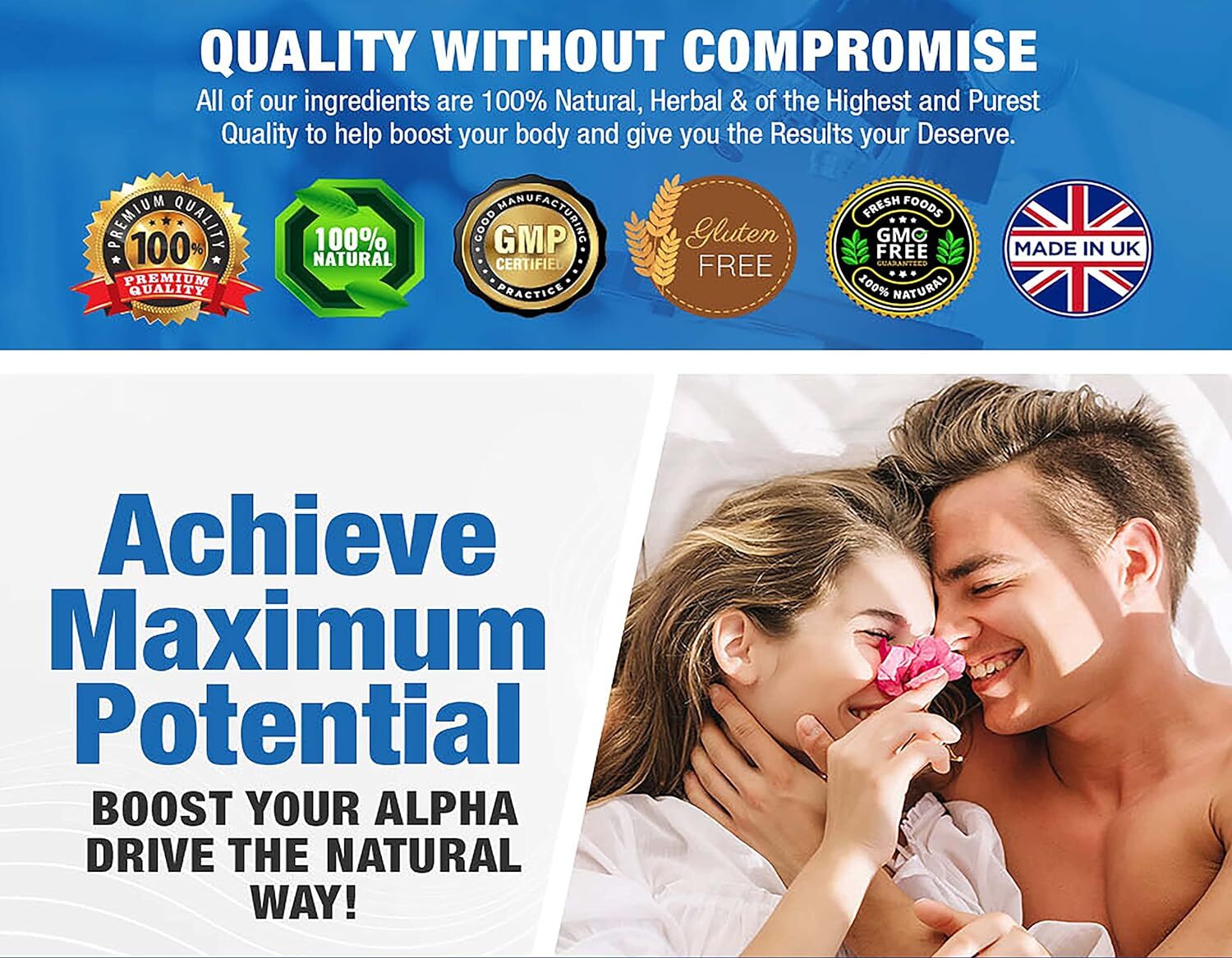 VIGOSTRENOL - Testosterone Booster - Male Food Supplement 450MG (10 Capsules)