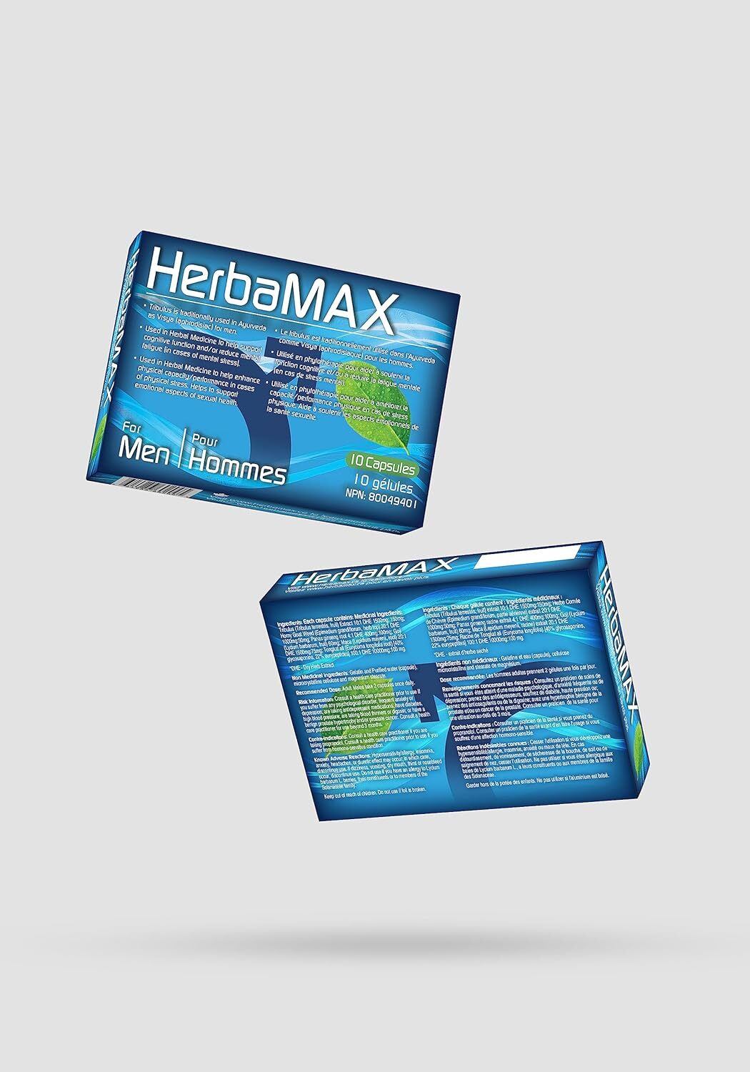 Herbamax - For Men Once a Day | Reduce Mental Fatigue | 10 capsules