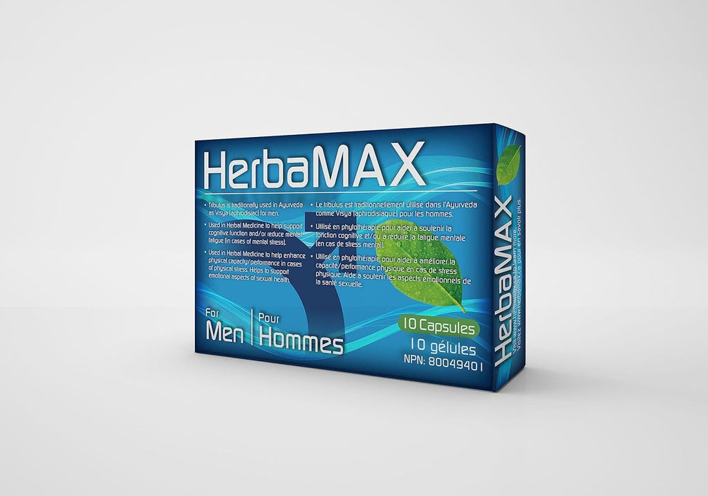 Herbamax - For Men Once a Day | Reduce Mental Fatigue | 10 capsules