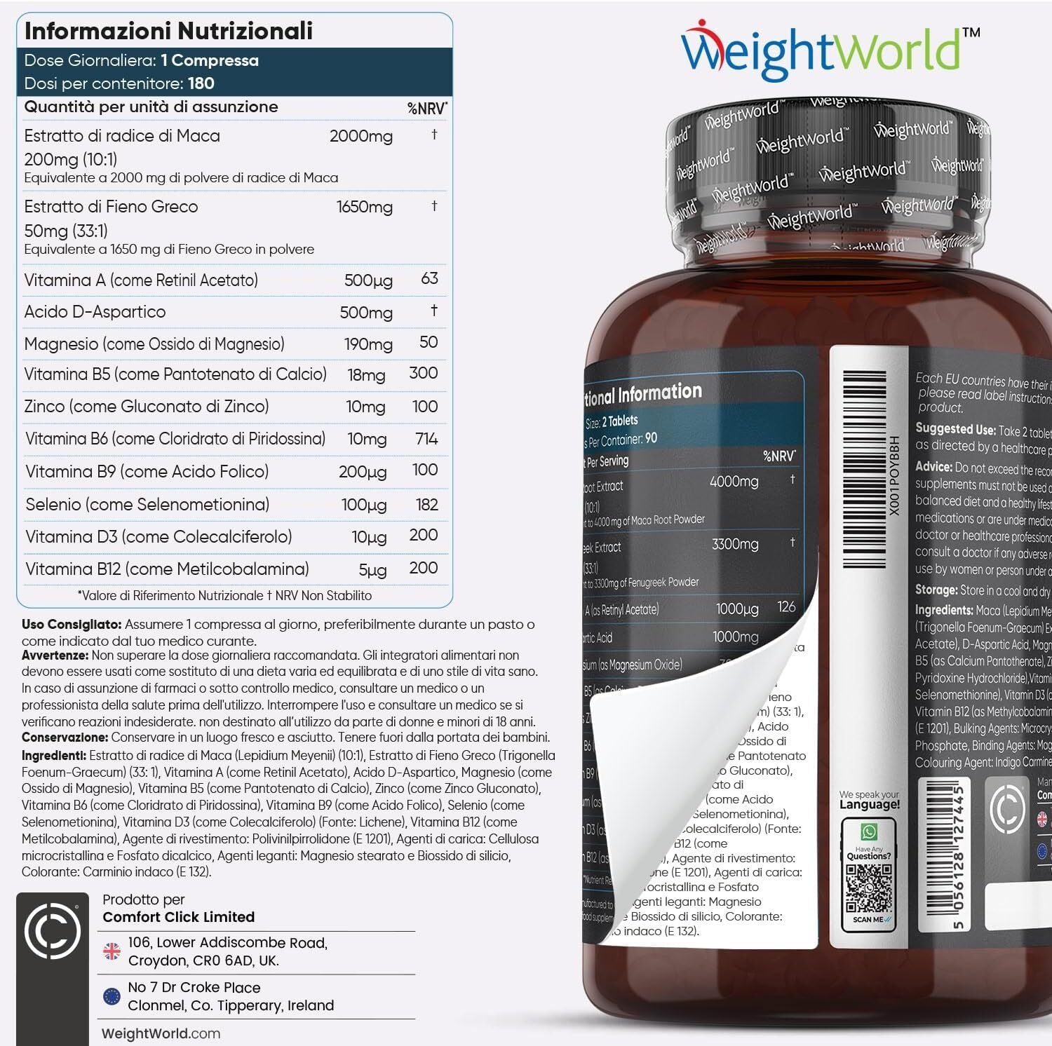 T-Boost Testosterone + Muscle Mass, 180 Vegan Tablets