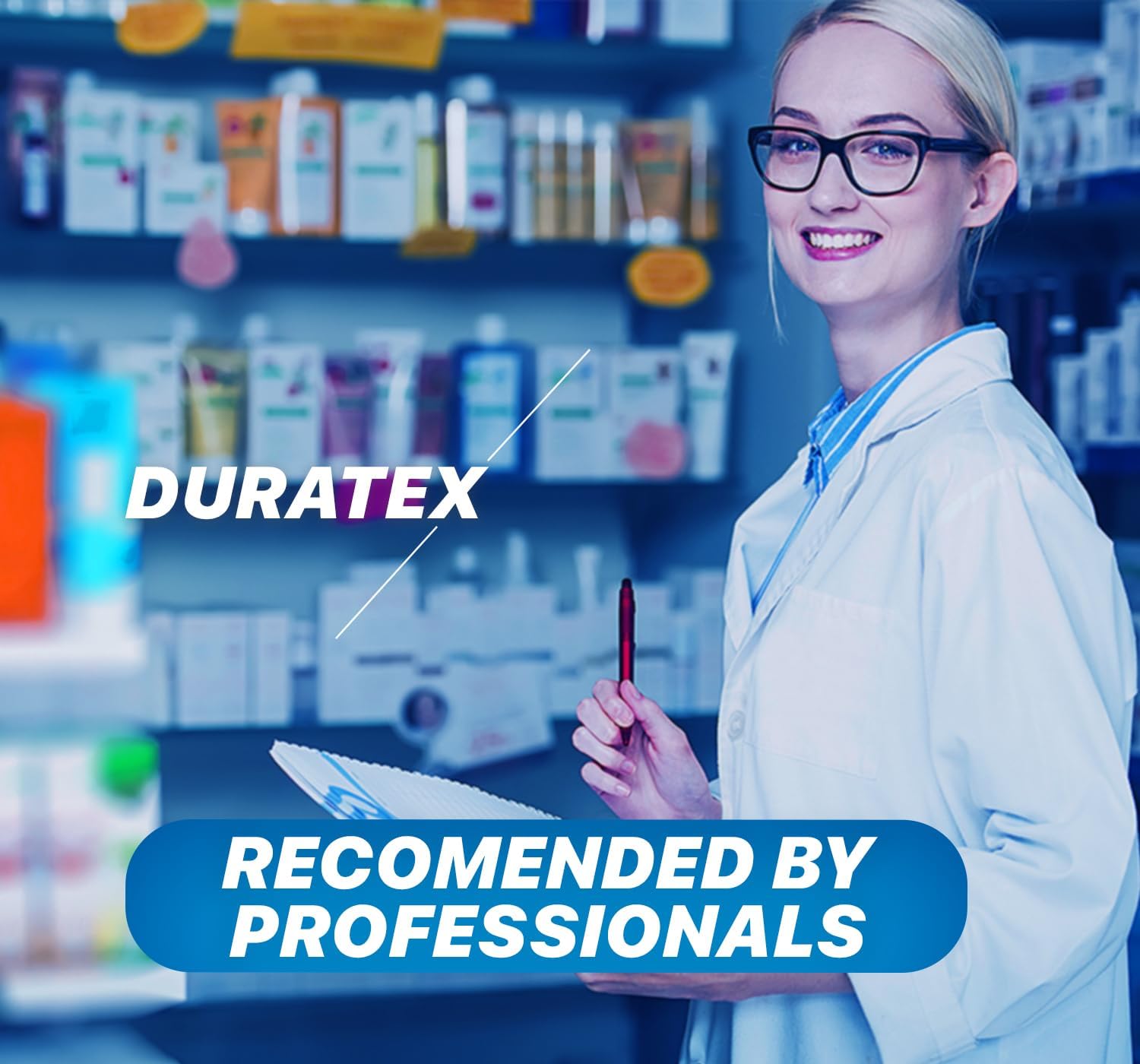 DURATEX by Hilman Blue Pills for Men Endurance - Premium Strong 100mg Tablets for Enhanced Stamina Firm Performance Power Booster Herbal Male Food Supplements for Long Lasting (10 Count (Pack of 1))