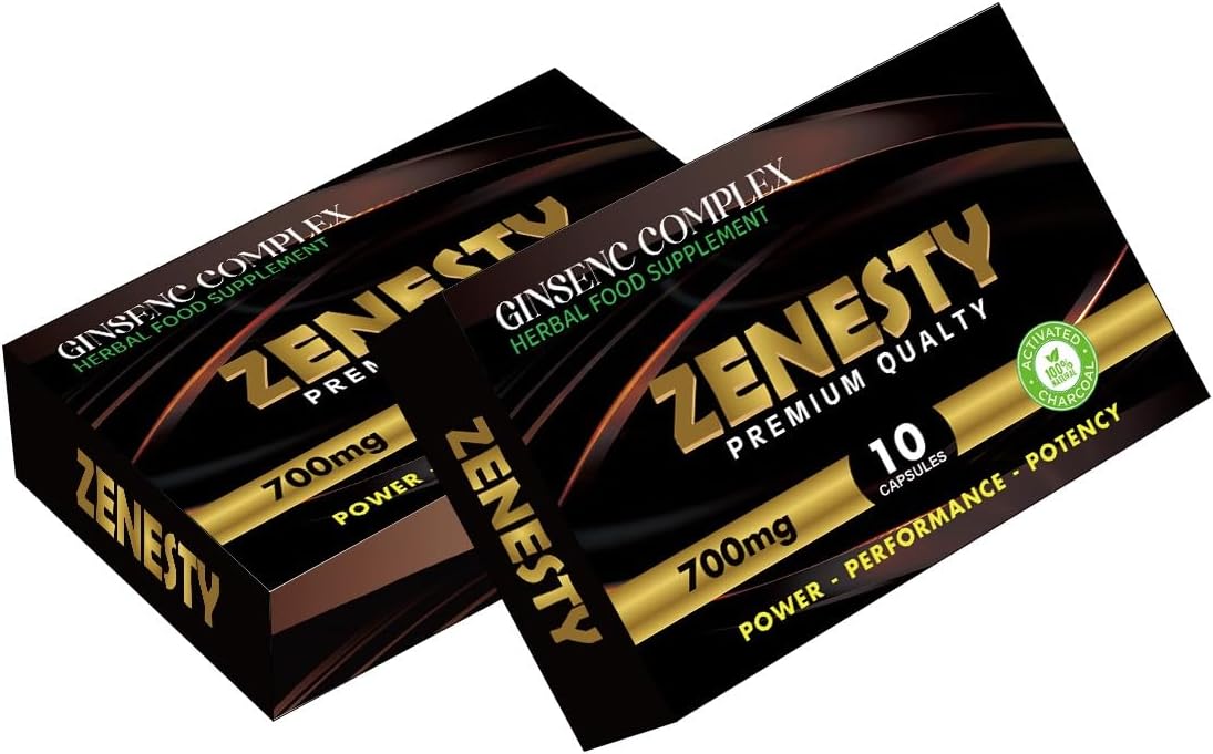 ZENESTY® - Enhance Your Performance - Extra Strength Performance Enhancing Pills, Stamina Endurance Booster Gold Supplement Pills for Men - 10 Ginseng Capsules