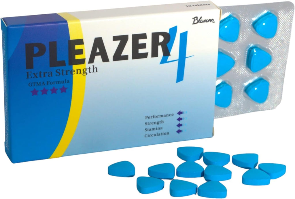 Pleazer | 40 Tablets | Male Performance Enhancement | Ginseng Maca Tribulus Arginine | Fast Effect | GTMA Formula | Natural Supplement | High Strength 800mg | Halal | Kosher
