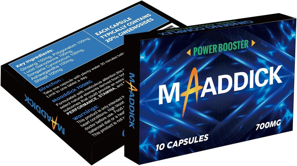 MAADDICK Extra Strong 700MG | Maximum Duration, Immediate Effect, Without Contraindications, 100% Natural
