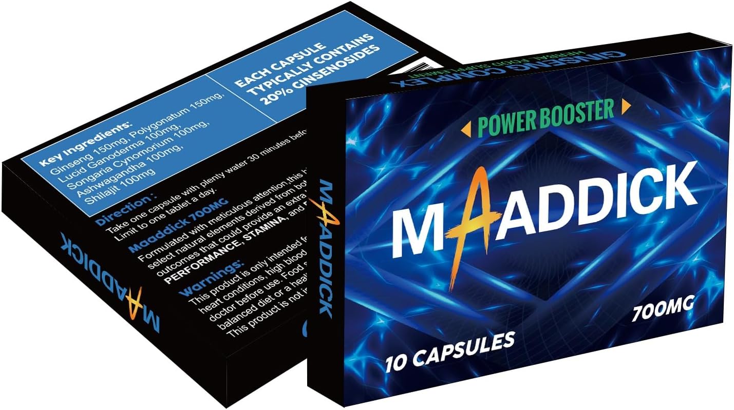 MAADDICK Extra Strong 700MG | Maximum Duration, Immediate Effect, Without Contraindications, 100% Natural