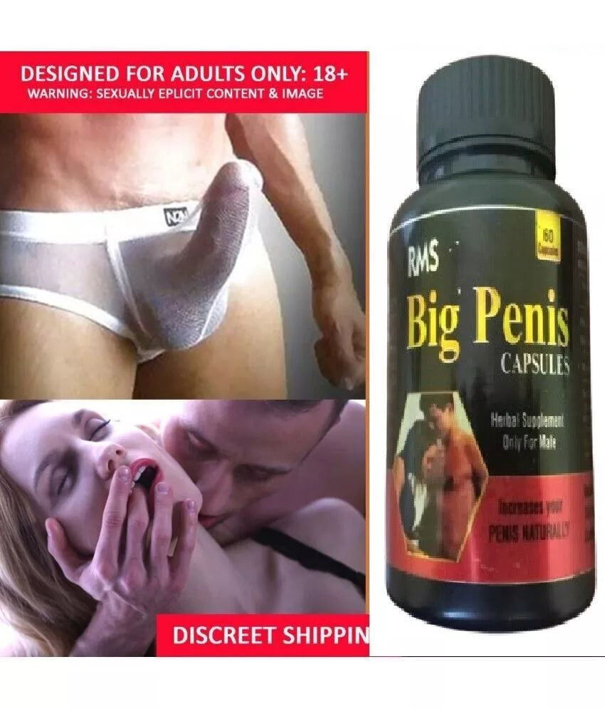 #1 NEW XXXL GAIN 12+ INCHES PENIS ENLARGER 60 CAPSULES FASTER GROWTH