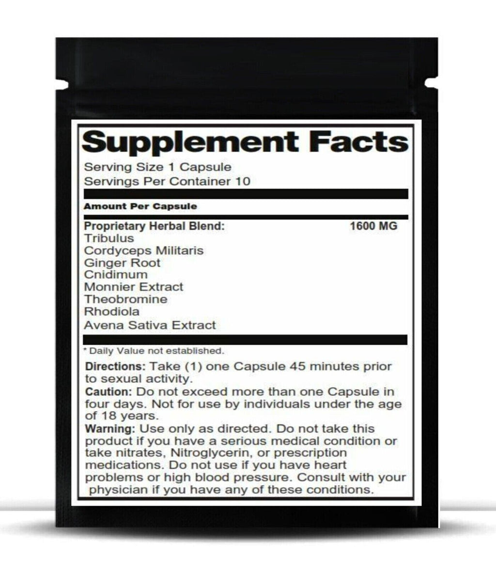 Raze Up Extreme Edition Male Enhancement 10 Pills for EXTREME PERFORMANCE