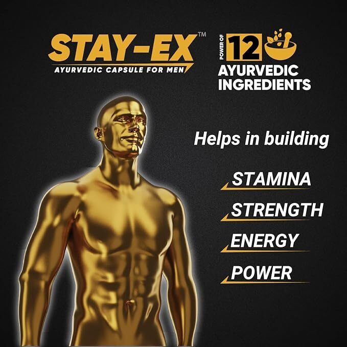 STAY-EX Ayurvedic Male Performance Enhancement 12 Pills