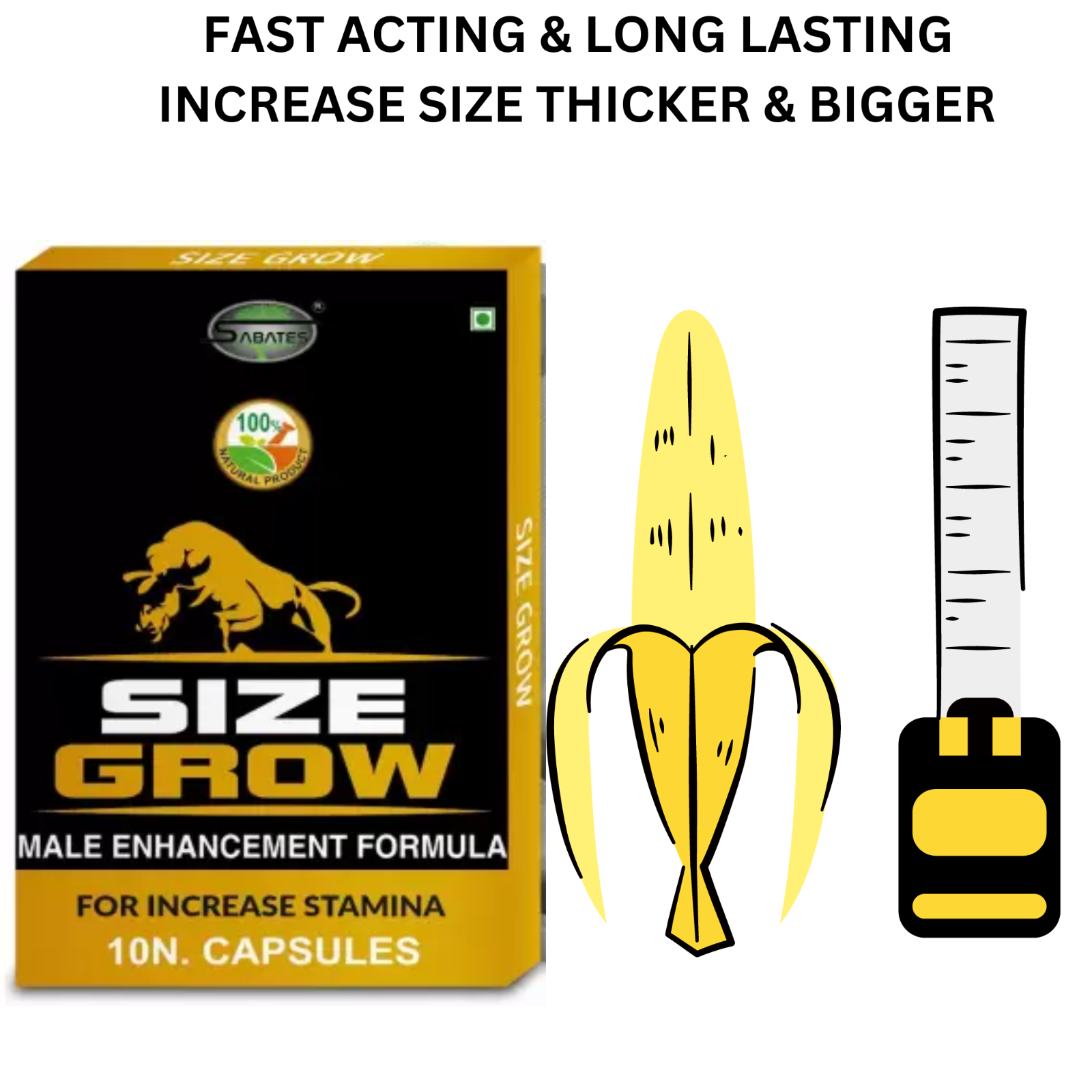 Men Rock Hard Timing Strength 10 Pills For Bed Bull Powers 10 Caps