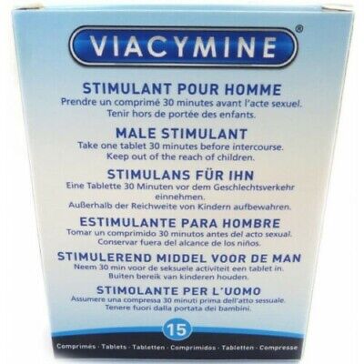 Viacymine natural male aphrodisiac 15 pills SHIPPING FROM SPAIN