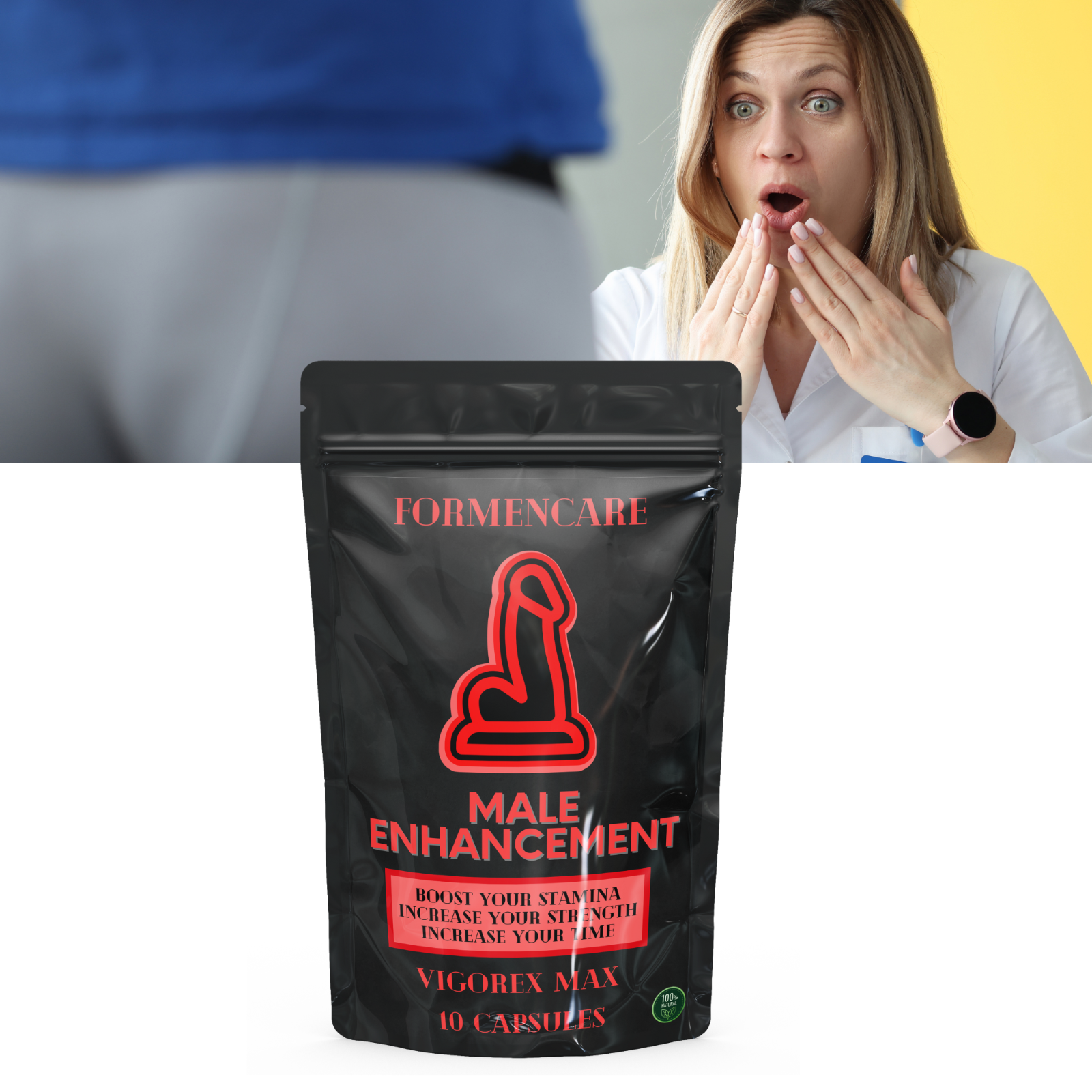 10 PERFORM PILLS FOR MEN'S MASCULINE ENDURANCE PERFORMANCE