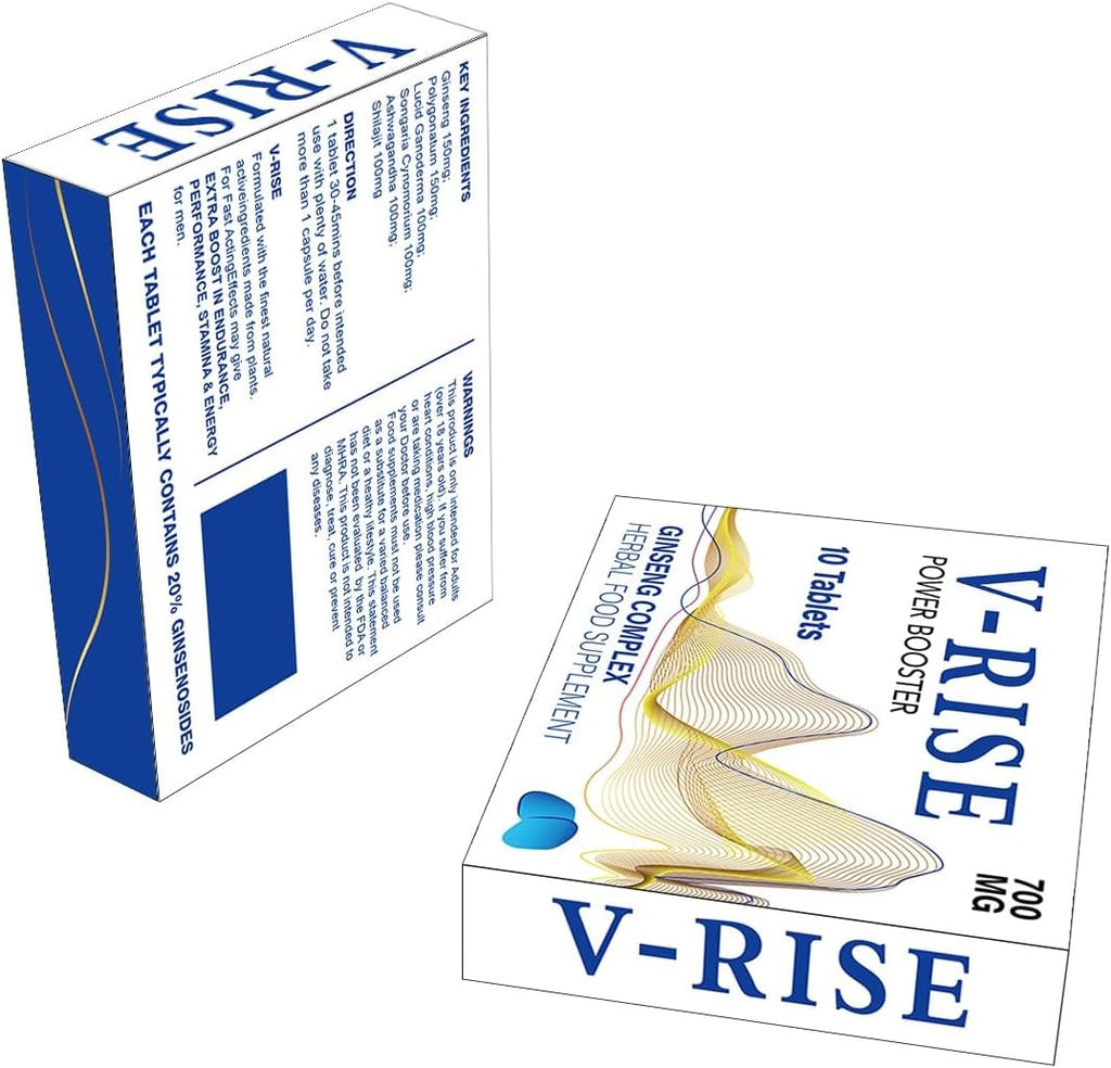 V-RISE Ultra Extra Strong 700MG | Maximum Duration, Immediate Effect, Without Contraindications, 100% Natural
